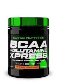 Scitec Nutrition BCAA+Glutamine Xpress 300g Long Island icetea 1×300 g, BCAA+Glutamine