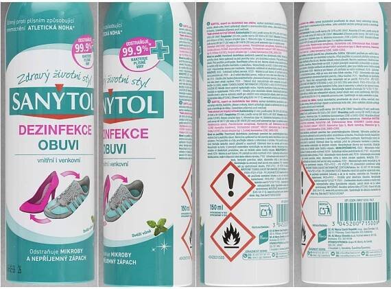 Sanytol dezinfekce do obuvi 150 ml
