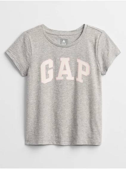 GAP Tričko krátký rukáv Grey Logo dívka 2r