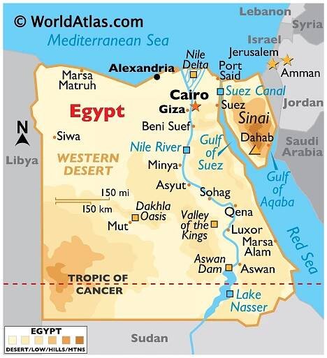 Egypt Maps & Facts