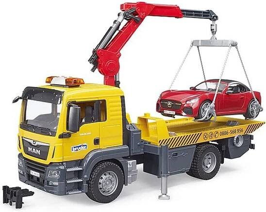 Bruder 3750 MAN TGS odtahová služba a roadster