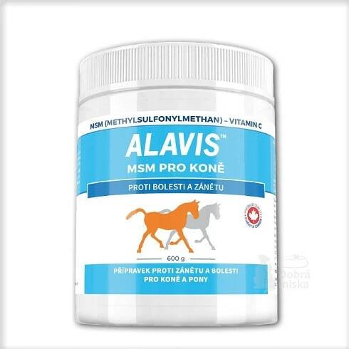 Alavis MSM pro koně s Vitaminem C plv 600g | Dobrá miska