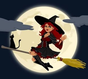 Čarodějnice Čarodějnictví Koště - Vektorová grafika zdarma na Pixabay