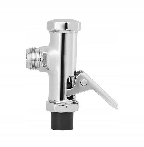 AUTOMATICKÝ SPLACHOVACÍ VENTIL 3/4" DN20 PISOÁRU WC TLAČÍTKO CHROM STŘÍBRNÝ Druh pro pisoár