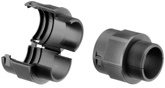 Fränkische Rohrwerke 49110372 COFIX F. M40 sw NW37 hadicová spojka černá 32 mm 25 ks