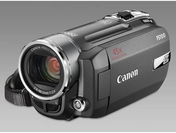 Canon FS100 stříbrná (silver)