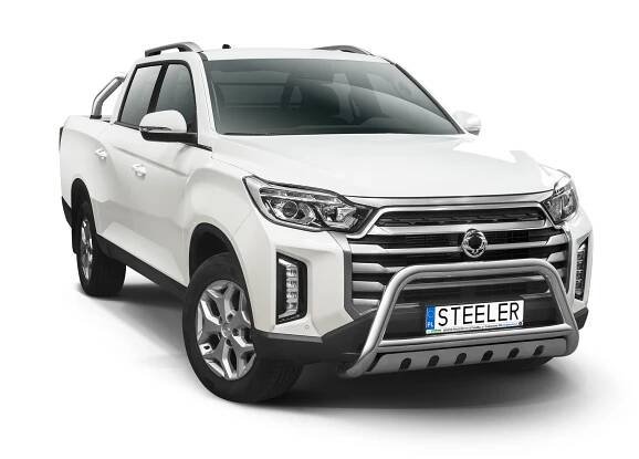 Ochranný rám "A" s příčkou a nápravovou deskou - SsangYong Musso (2021 -)
