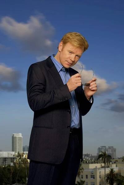 David Caruso on "CSI: Miami."