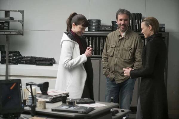 Blade Runner 2049 - Z natáčení - Sylvia Hoeks, Denis Villeneuve, Robin Wright