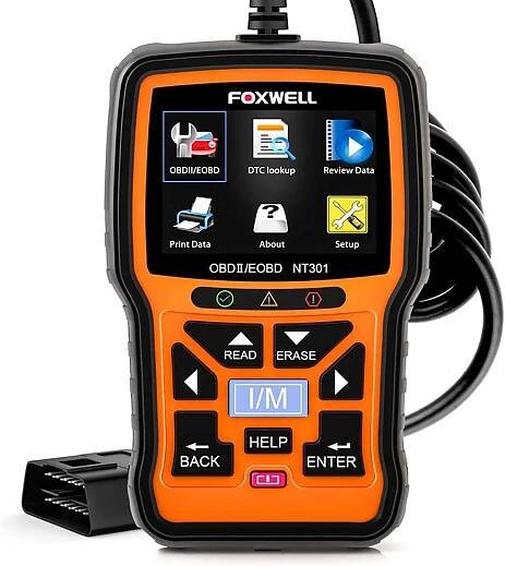 Návod na obsluhu skenera FOXWELL NT301 OBD2