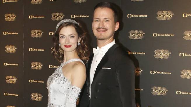 Marika Šoposká s tanečním partnerem