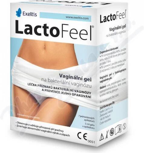 LactoFeel vaginální gel 7 x 5 ml