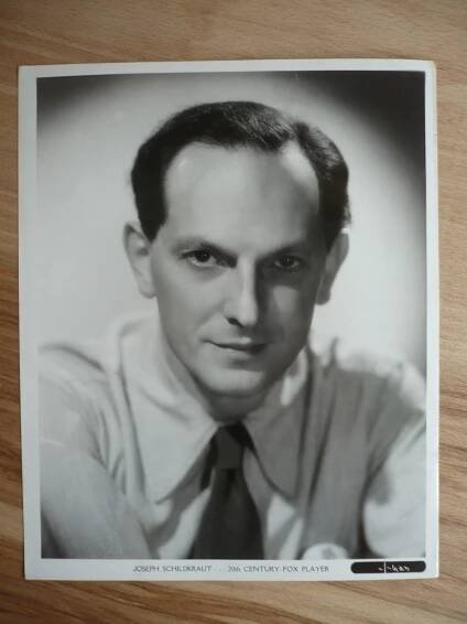 Fotoska - herec Joseph Schildkraut - ORIG. CINEMA-PHOTO
