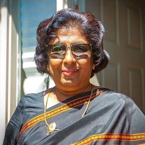 Indra Pedropillai - With Family and Friends