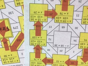 Fun Maze for Subtraction Equations Practice!  5th, 6th, and 7th Grade Math Students will LOVE this!  Replace that boring worksheet.  Perfect for practice or review before a test!  #math #teacher #mathteacher #algebra #geometry #percent #decimal #fractions #middleschool #jrhigh #conversions #review #test #quiz #6th #7th #8th #grade #activity #tpt #teacherspayteachers  #teacherlife #student #education