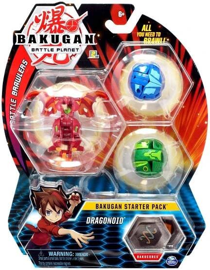 Bakugan startovací sada 3 ks Dragonoid