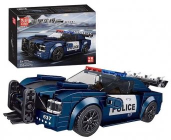 MOULD KING 27002 Roadblock Police Sport Car Building Blocks Toy Set - BuildingToyStore.com
