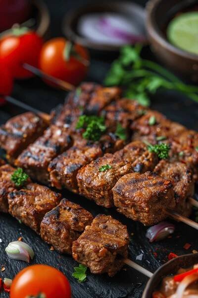 Vegan Seitan Kebab ‘Meat’