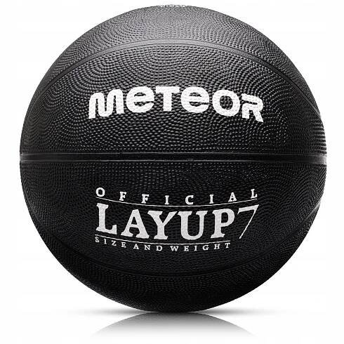 PÁNSKÝ BASKETBALOVÝ MÍČ PRO DOSPĚLÉ METEOR LAYUP #7 gumový Váha výrobku včetně jednotkového obalu 0.62 kg