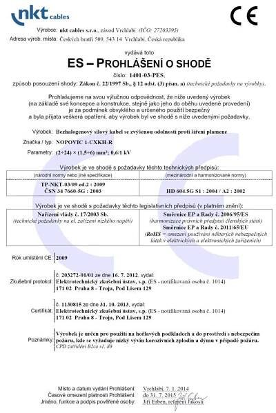 EM Pouska, s.r.o :: Certifikáty a osvědčení