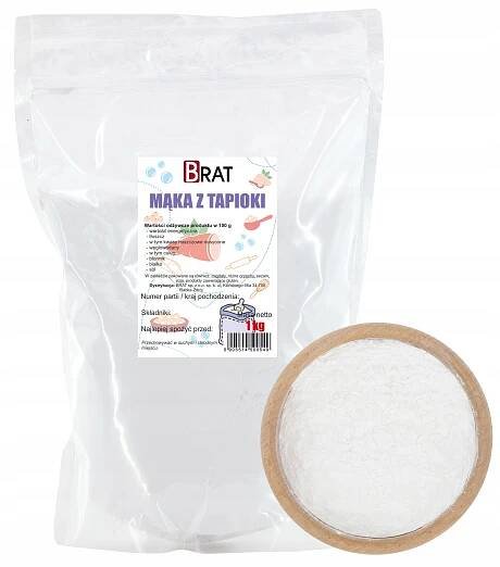 TAPIOKOVÁ MOUKA 1kg Maniokový škrob