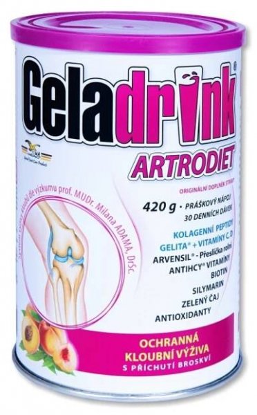 Orling Geladrink Artrodiet nápoj 420 g broskev od 571 Kč