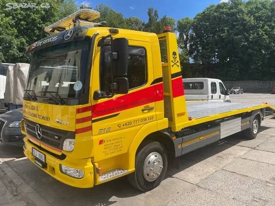 Mercedes Atego odtahovka - Liberec, Liberec III-Jeřáb - Bazar