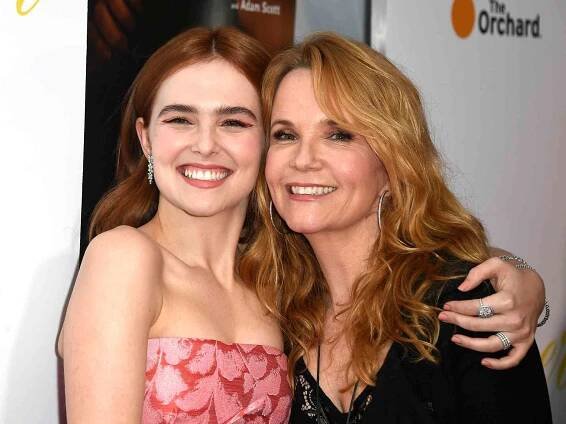 Zoey Deutch and Lea Thompson attend the Premiere Of The Orchard's 