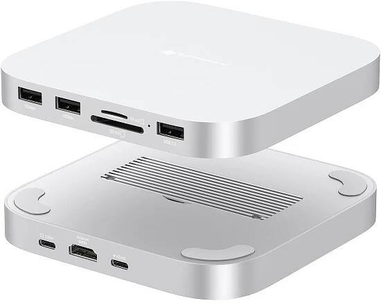Dokovací stanice Hub SSD pro Mac Mini M4 2024 9v1 10 Gb/s USB SD microSD HDMI za 2162.00CZK - Allegro