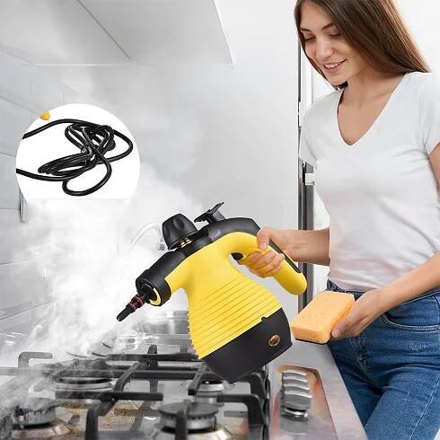 PARNÍ ČISTIČ, PARNÍ ČISTIČ, ZAŘÍZENÍ NA ČIŠTĚNÍ OKEN, SKLA, ČALOUNĚNÍ, SADA Výkon 1050 W