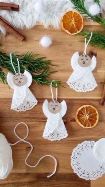Angyalka | Christmas angel crafts, Christmas crafts, Christmas ornament crafts