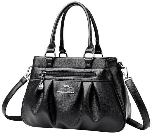 Dámská luxusní kožená crossbody kabelka Italy