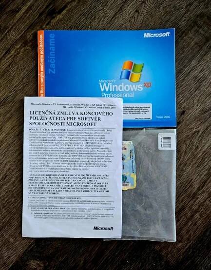 Windows XP Proffesional Licencia NO CD - štítok neporušený! - Počítače a hry