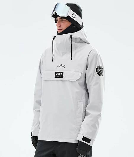 Dope Blizzard Bunda na Snowboard Pánské Light Grey