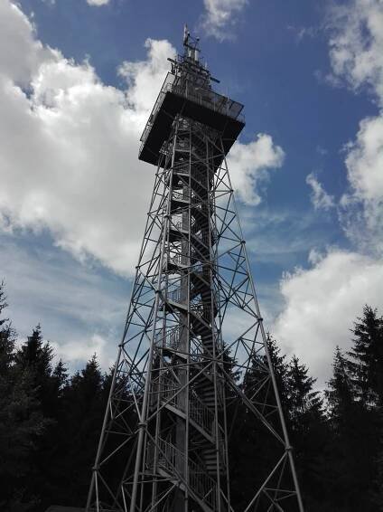 Let balonem Ústí nad Orlicí, rozhledna Andrlův chlum