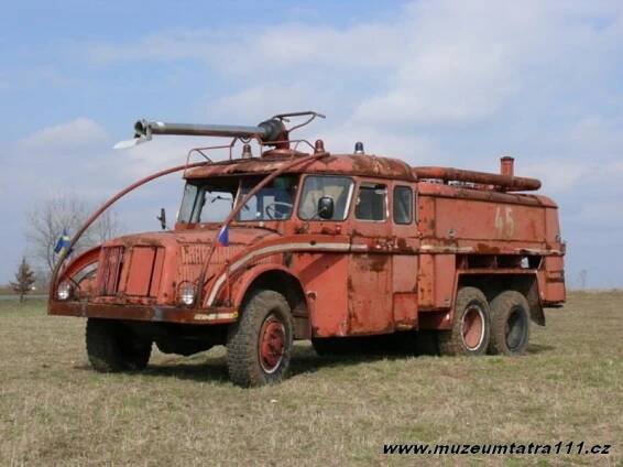 Hasičský speciál Tatra 111 | muzeumtatra111