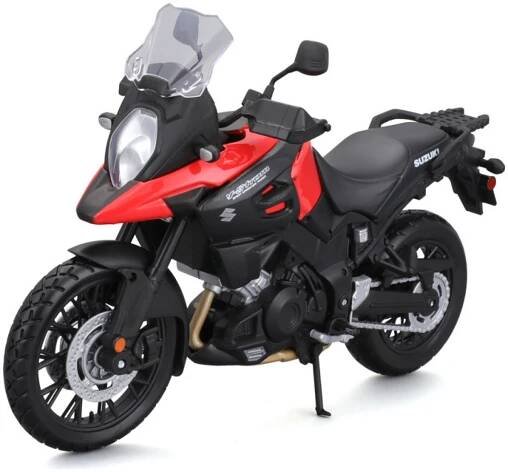 MAISTO motocykl se stojánkem Suzuki V-Strom 1:12 | BONMOTO