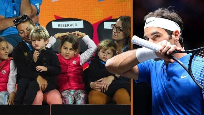 Federer nechal nahlédnout do svého soukromí. Co baví moje děti!