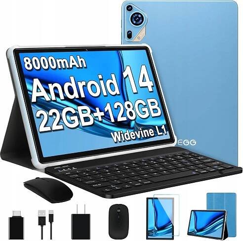 TABLET S ANDROIDEM 10 6/128 GB KLÁVESNICE POUZDRO SKYEGG K11 SMART BLUE