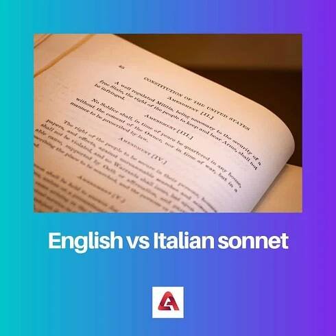 Anglický vs italský sonet