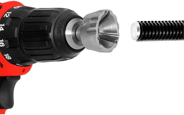 FORTUM odhrotovač do vrtačky s SK plátky, pro průměry 3-19mm, 4769002