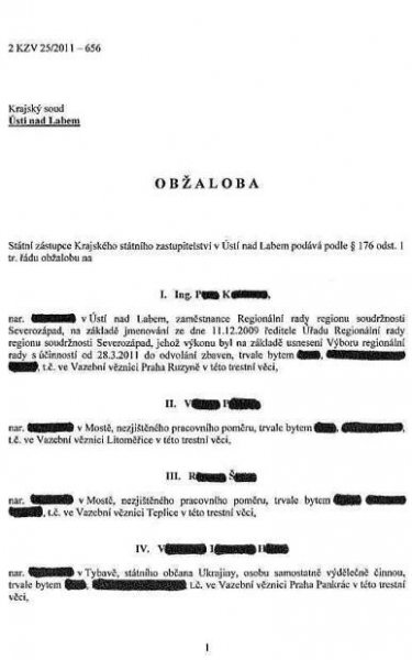 Korupční kauza míří k soudu. Tady je obžaloba