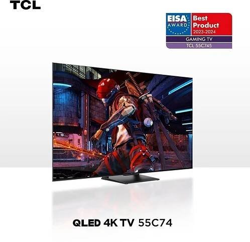 TCL 55C745 vítězí v kategorii herních televizorů a získává ocenění EISA Gaming TV