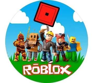 OPLATEK NA DORT Výtisk Jedlý ROBLOX HRA POSTAVY SET + JMÉNO 32