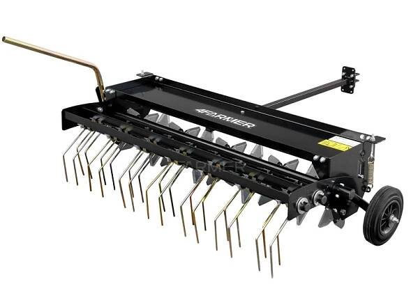Vertikutátor - provzdušňovač za traktor - sekačka 100cm 4FARMER