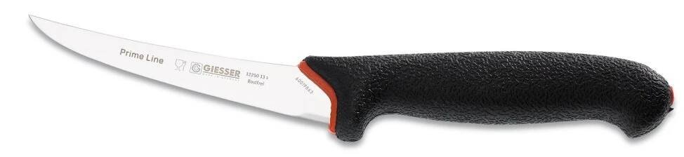 Nůž vykošťovací, střední tvrdost, 13 cm, černý, provedení "PrimeLine", GIESSER