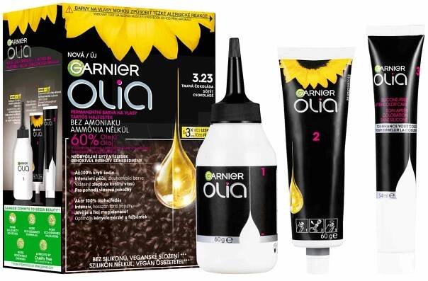 Garnier Olia Permanent Hair Color olejová permanentní barva na vlasy 1,10 Black Sapphire 50 g