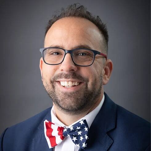 Matt Cross has served on the school board since 2022.