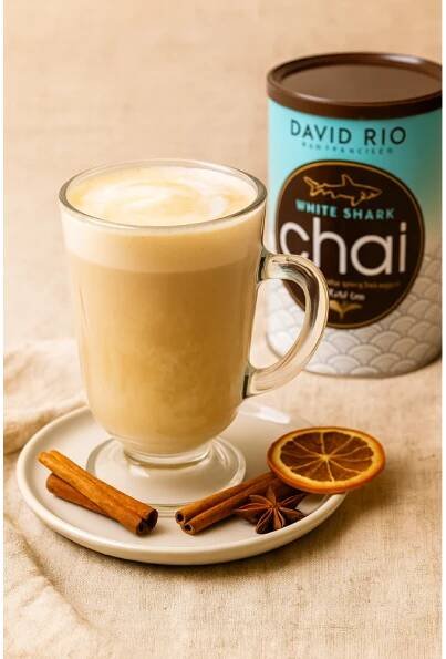David Rio White Shark Chai Latte Mix – 398 g