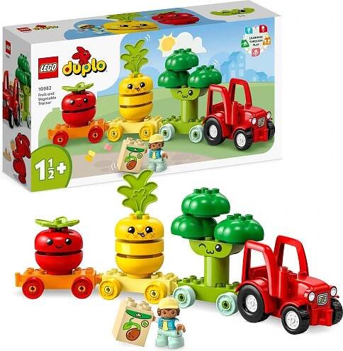 LEGO DUPLO Můj první traktor na zeleninu a ovoce 10982 (19 dílků)